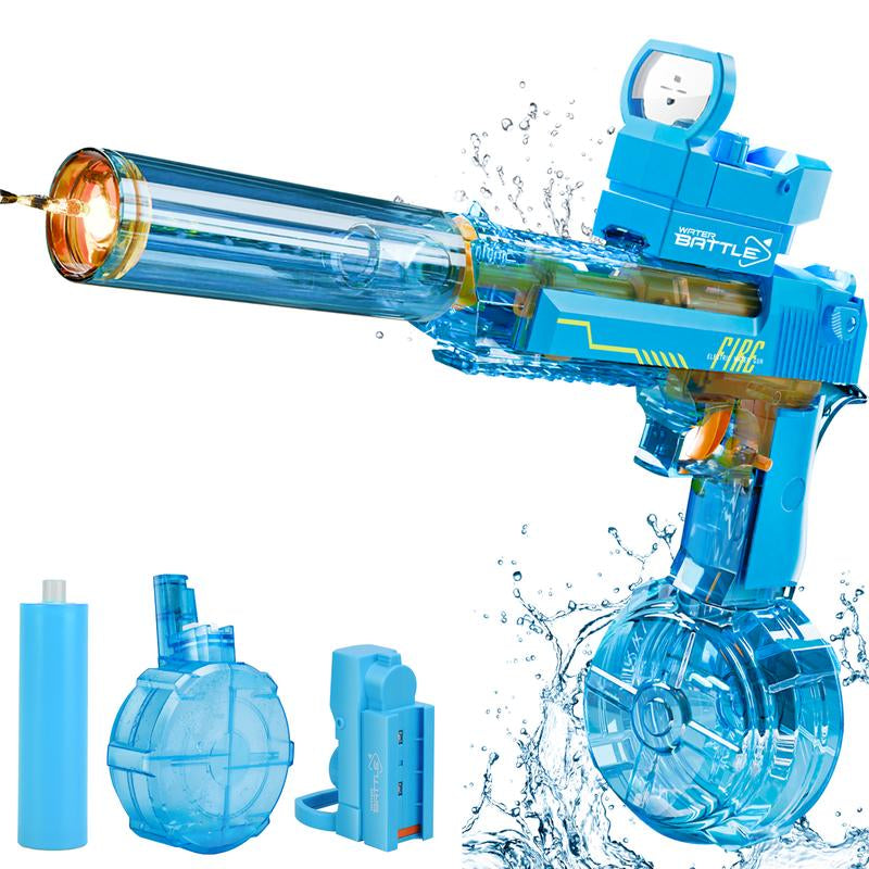 Ultimate LED High-Powered Water Shooter - Long Range 26-35Ft, IP67 Waterproof - Perfect for Summer Fun, Outdoor Parties & Birthday Gifts!