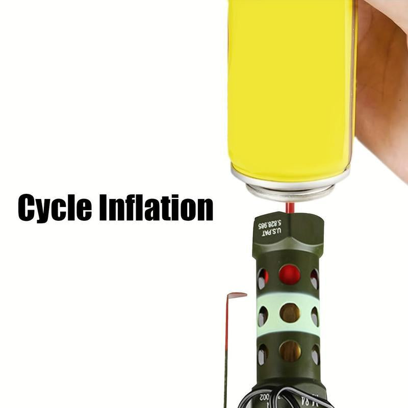 (Butane Not Included), No Battery Required Windproofrefillable Butane Flashlight Lighter - Zinc Alloy, Military-Styledesign, Blue Flame, Olive Green and Black Options, Perfect Forcamping, Barbecue