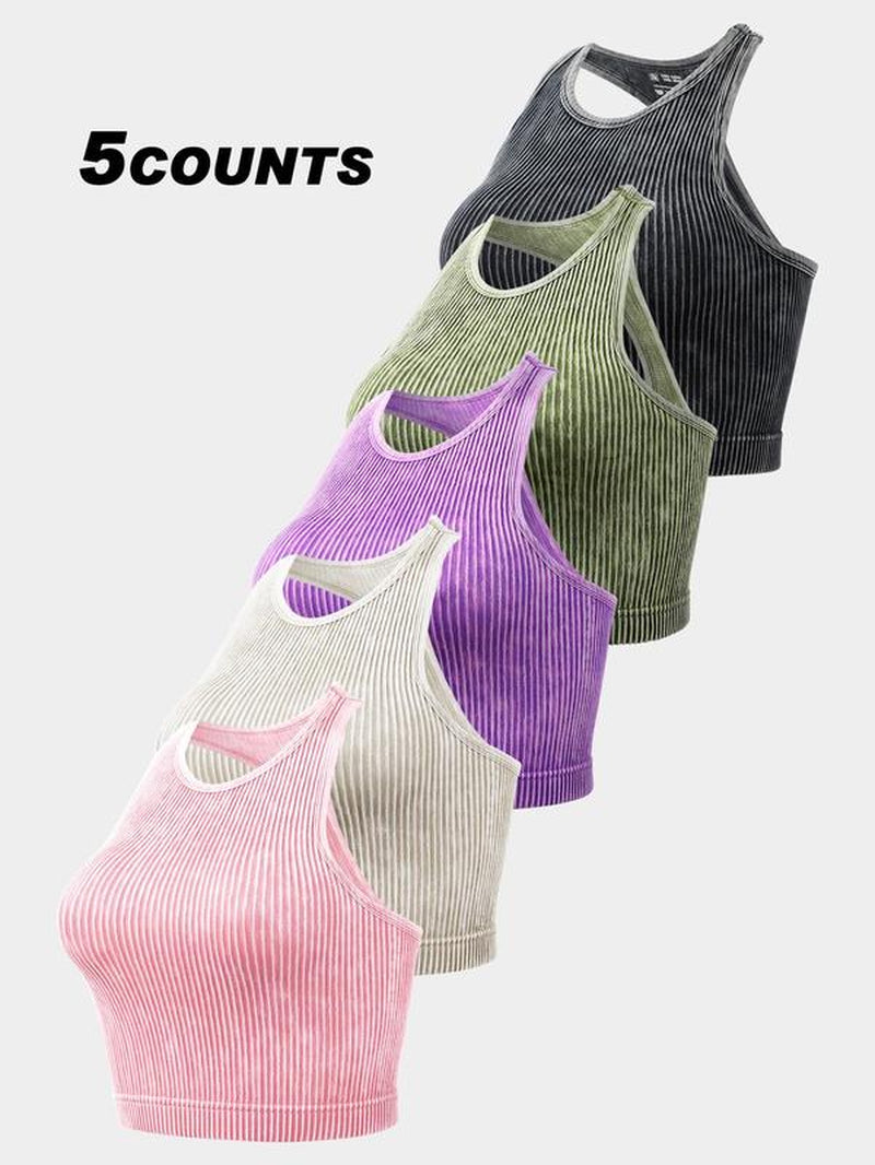 Elevate Your Workout: Chic Women's Racerback Sports Tank Top for Yoga, Gym & Running - Ideal Activewear for Spring & Fall