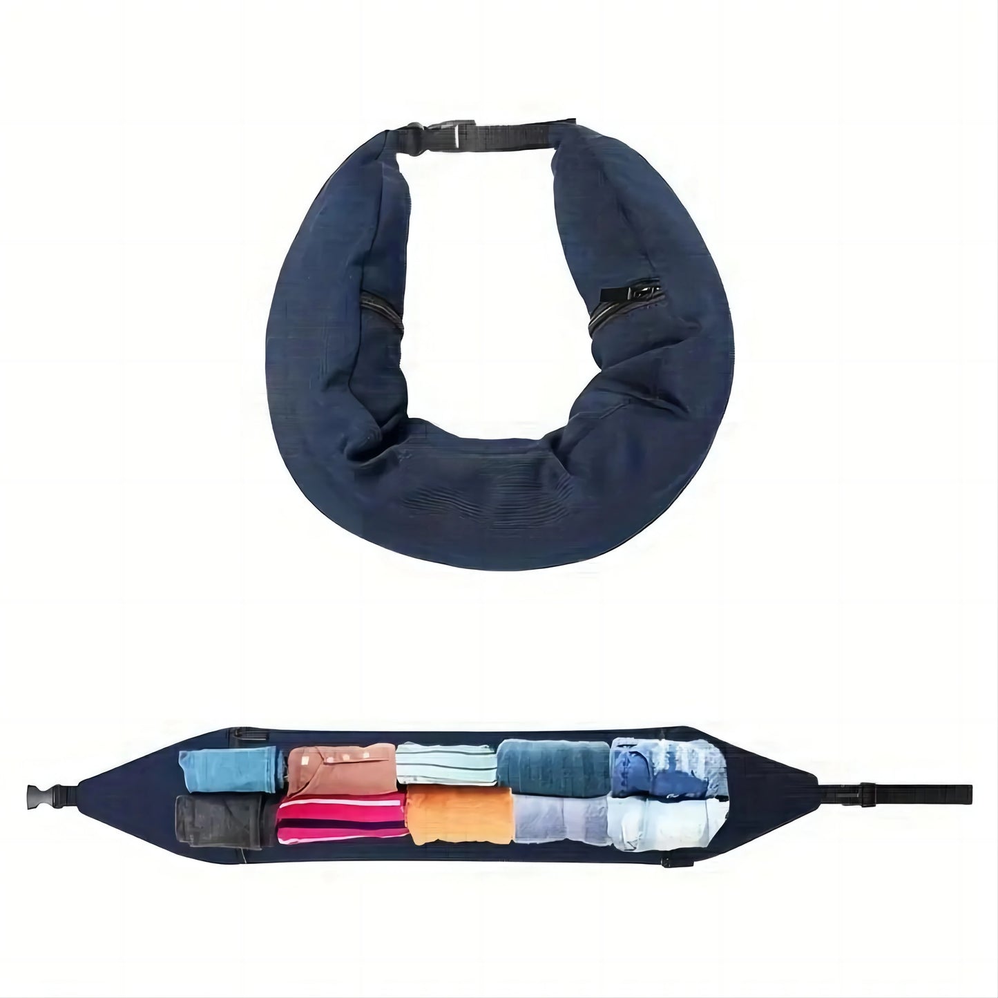 Ultimate Travel Neck Pillow Crossbody Bag - Perfect for Students and Adventurers!