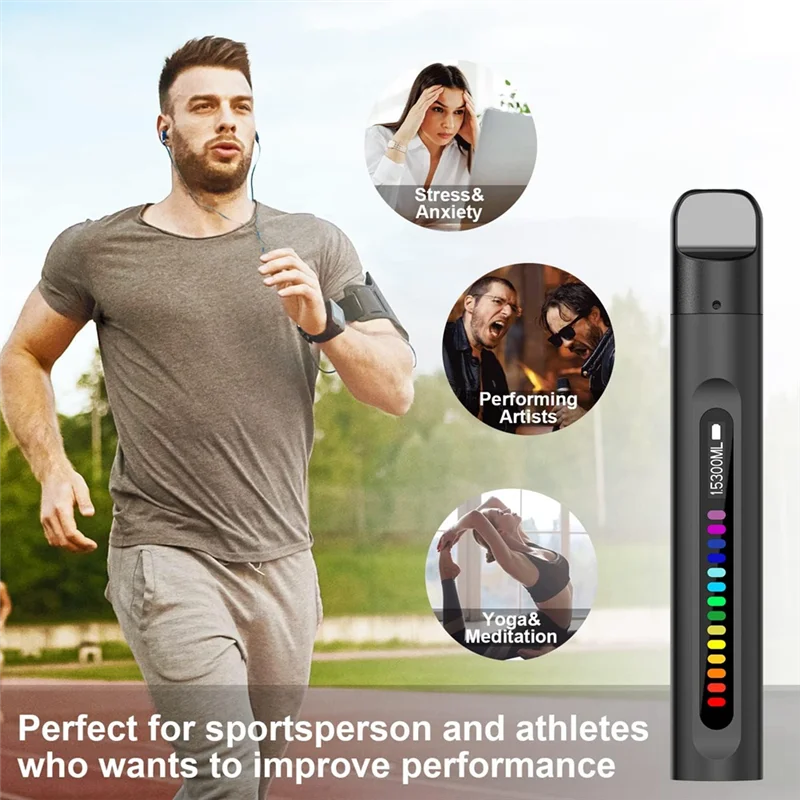 Breathing Exercise Device Trainer Smart Breathing Trainer Breathing Exercise Device with Breath Monitor for Athletes and Sports