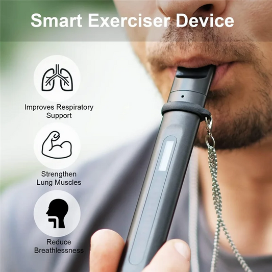 Breathing Exercise Device Trainer Smart Breathing Trainer Breathing Exercise Device with Breath Monitor for Athletes and Sports