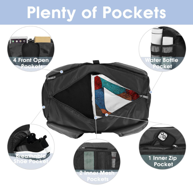 Your All-In-One Sports Bag – Waterproof, Stylish & Built for Active Women