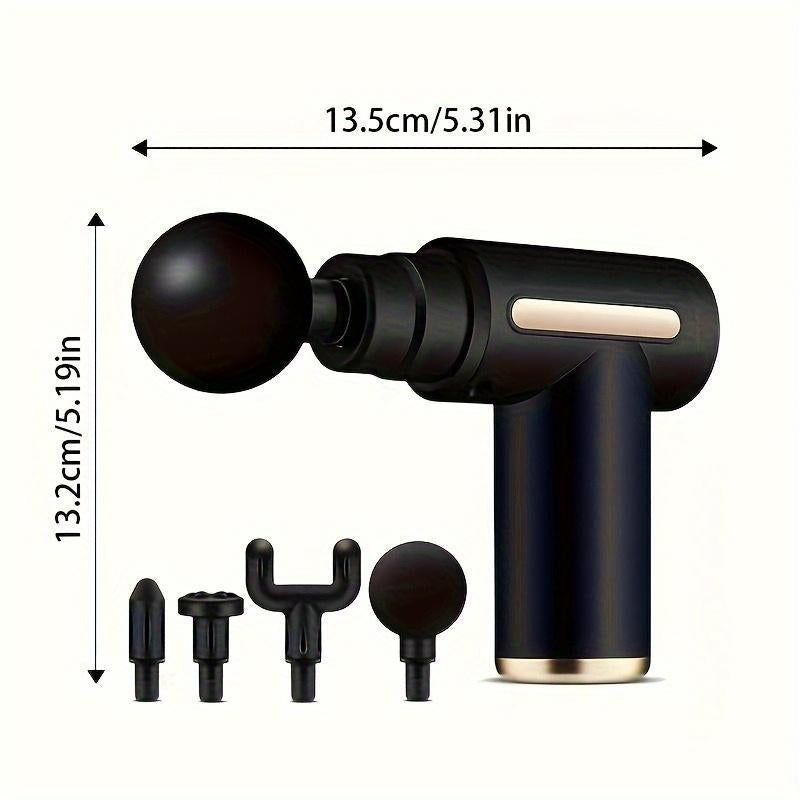 🔥 Deep Tissue Massage Gun – 6 Speeds, USB Rechargeable, Ultra Quiet 🔋