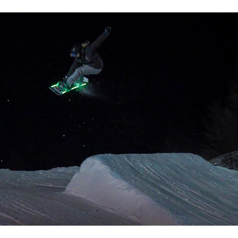 Illuminate Your Ride: Actionglow AG2 LED Snowboard Lighting System - 7 Color Modes, Waterproof & Ultra Bright!