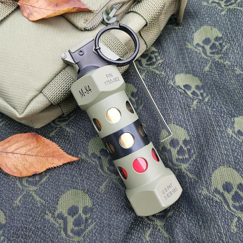 (Butane Not Included), No Battery Required Windproofrefillable Butane Flashlight Lighter - Zinc Alloy, Military-Styledesign, Blue Flame, Olive Green and Black Options, Perfect Forcamping, Barbecue