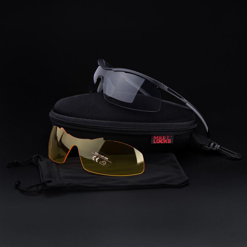 MEETLOCKS STORYCOAST Polarized Sports Sunglasses for Men Women,Driving Fishing Cycling Mountain Bike Sunglasses UV400 Protection
