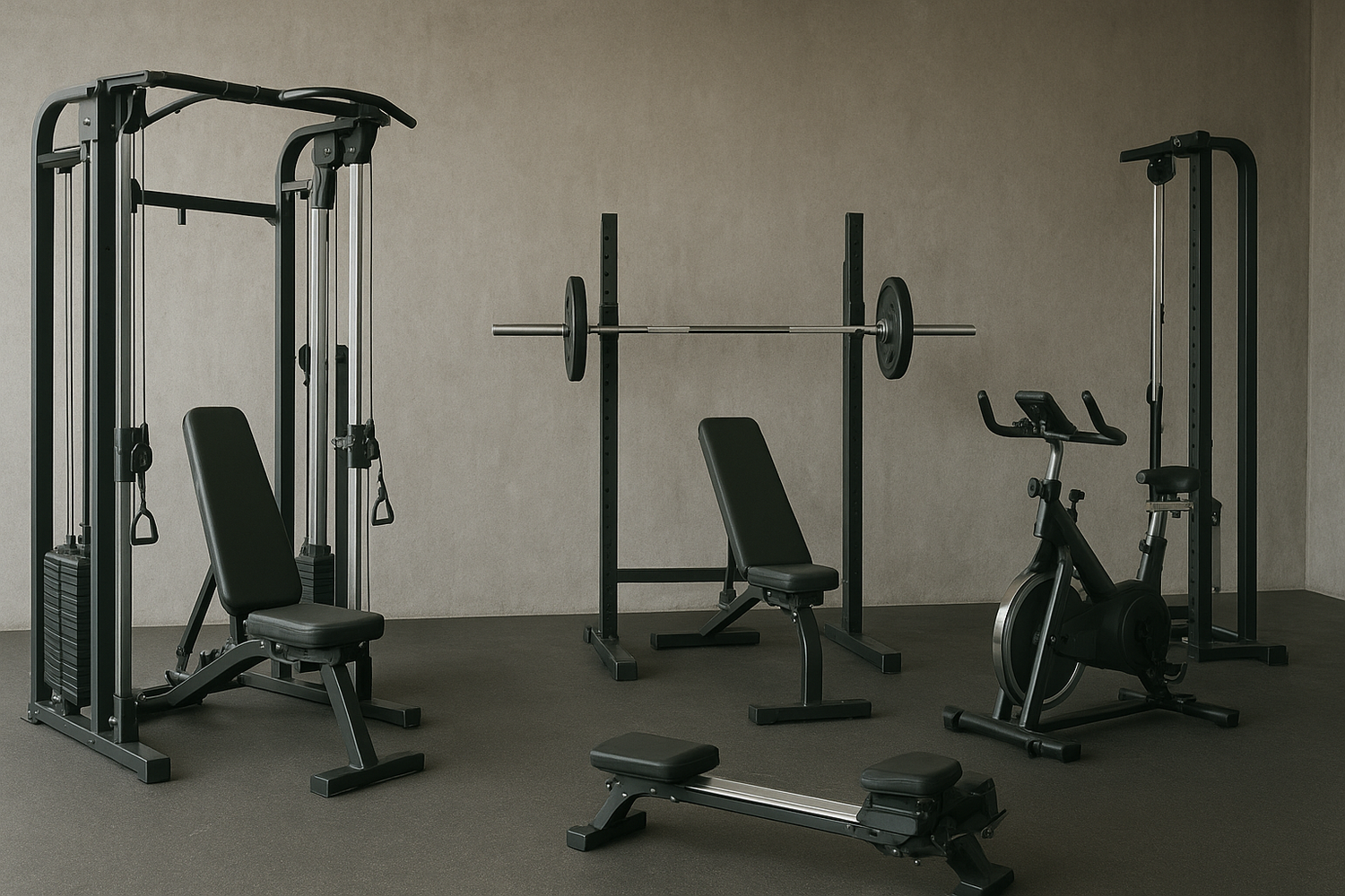 WORKOUT MACHINES & EQUIPMENT