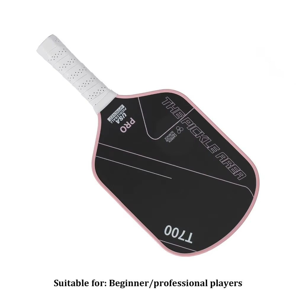 T700 Carbon Fiber Pickleball Paddle - USAPA Approved, Ultra-Lightweight with Frosted Surface for Elite Performance