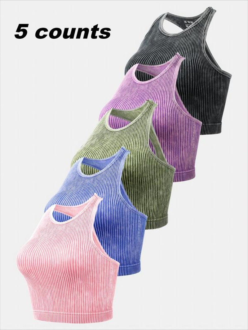 Elevate Your Workout: Chic Women's Racerback Sports Tank Top for Yoga, Gym & Running - Ideal Activewear for Spring & Fall
