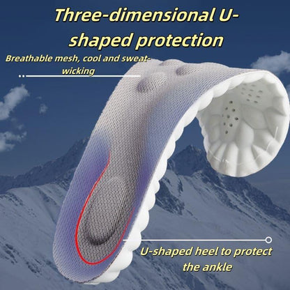 Ultimate Comfort Sports Insoles - Soft, Breathable, and Sweat-Absorbent for All-Day Support - Perfect Christmas Gift!