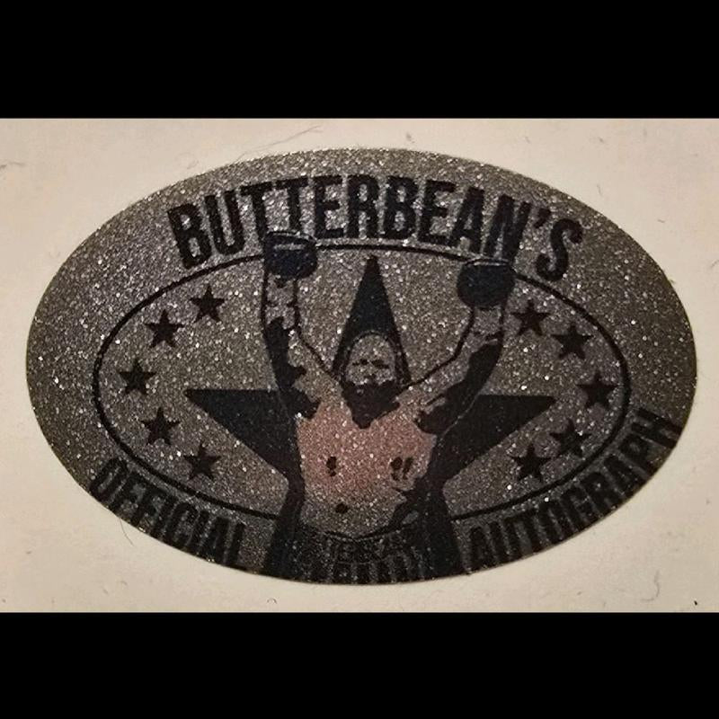 Authentic Butterbean Autographed Boxing Glove - Custom Made, Full Size or 10 Inch, Includes COA Sticker!