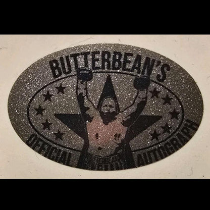 Authentic Butterbean Autographed Boxing Glove - Custom Made, Full Size or 10 Inch, Includes COA Sticker!