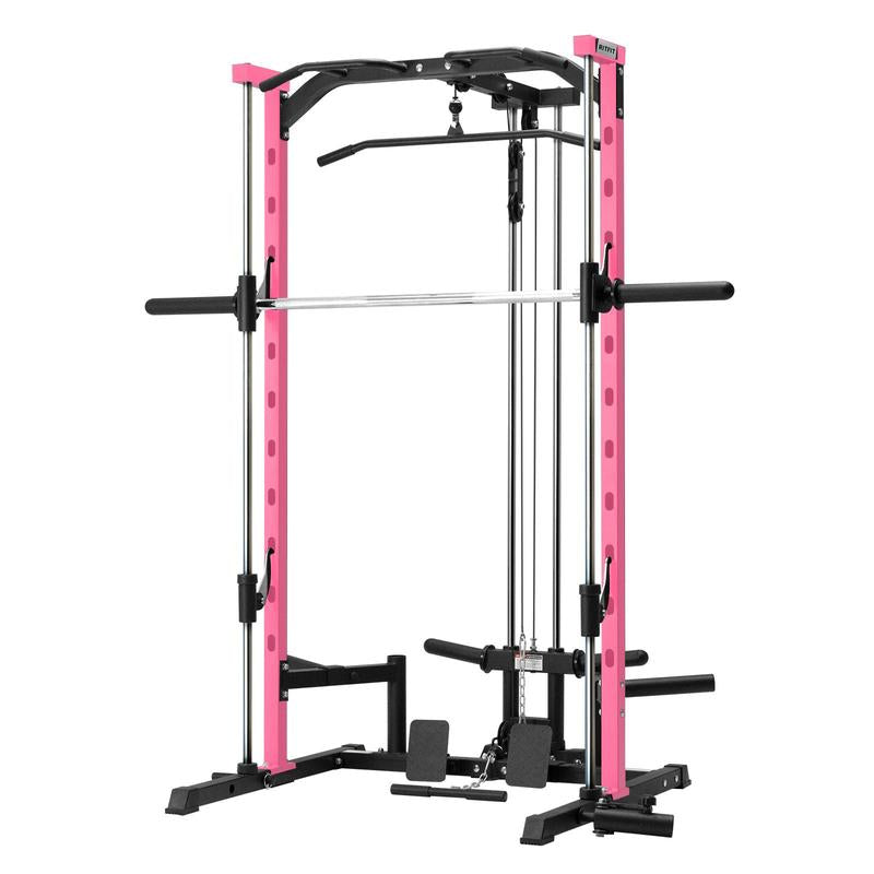 Ritfit PSR05 Ultimate Multifunctional Smith Machine with 13 Accessories - Complete Home Gym System for Strength Training and Squats