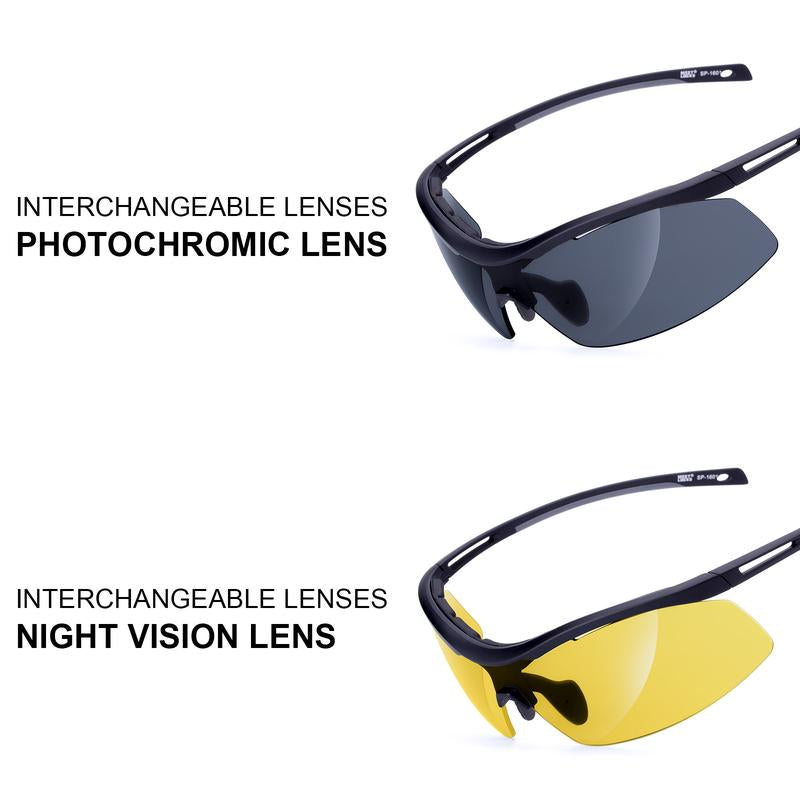 MEETLOCKS STORYCOAST Polarized Sports Sunglasses for Men Women,Driving Fishing Cycling Mountain Bike Sunglasses UV400 Protection