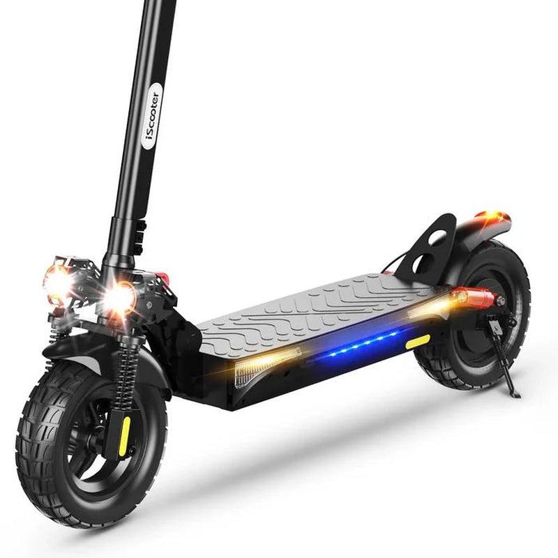 【Back to School Sale】Off-Road Powerful Electric Scooter, 800W/500W Motor, 28Mph/25Mph,28Miles/23Miles,10' Pneumatic Tires, LED Screen Design, Double Suspension, APP Control, Adult Commuting Electric Scooter