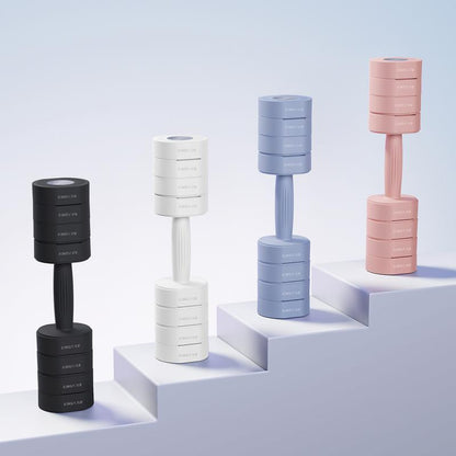 Versatile Merach 4-in-1 Adjustable Dumbbell Set - Perfect for Home Workouts, 2.2-8.8LBS with Soft Rubber Grip, Ideal for Women!