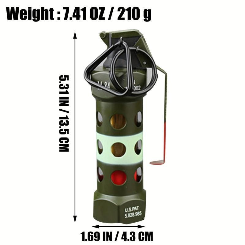 (Butane Not Included), No Battery Required Windproofrefillable Butane Flashlight Lighter - Zinc Alloy, Military-Styledesign, Blue Flame, Olive Green and Black Options, Perfect Forcamping, Barbecue