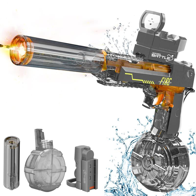 Ultimate LED High-Powered Water Shooter - Long Range 26-35Ft, IP67 Waterproof - Perfect for Summer Fun, Outdoor Parties & Birthday Gifts!