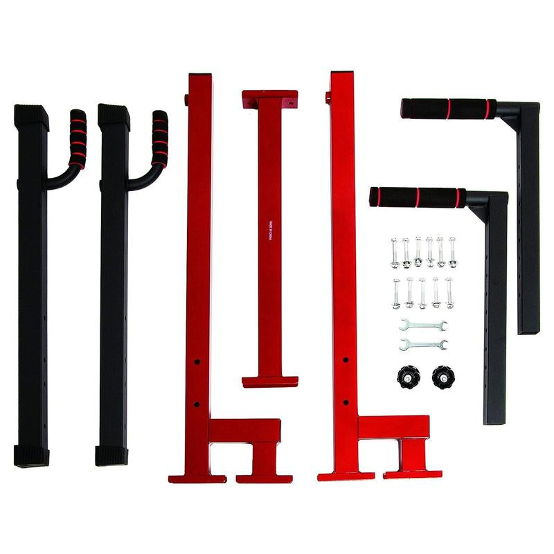 Balancefrom 500Lb Capacity Multi-Function Dip Stand & Pull-Up Bar - Ultimate Upper Body Workout Equipment for Triceps and Fitness Enthusiasts