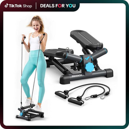 Merach Mini Stepper - Compact Home Gym Equipment with 330LBS Capacity for Effective Workouts!
