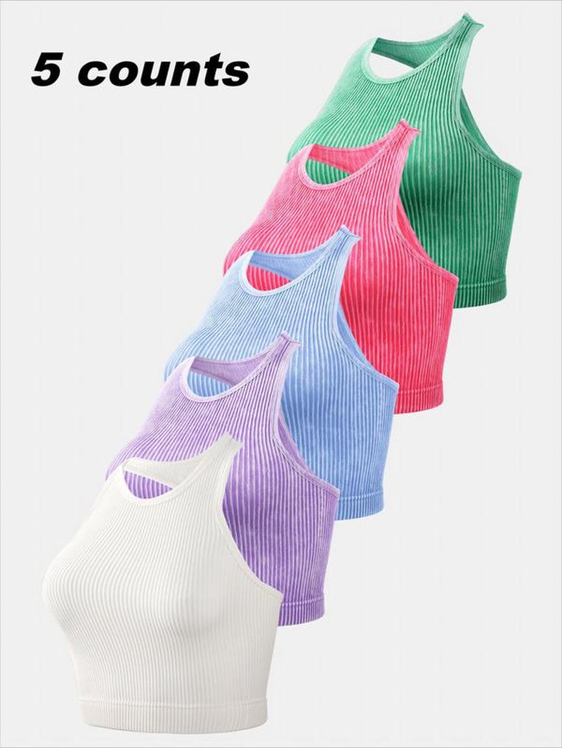 Elevate Your Workout: Chic Women's Racerback Sports Tank Top for Yoga, Gym & Running - Ideal Activewear for Spring & Fall