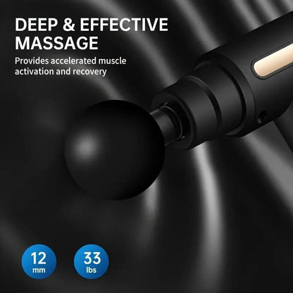 🔥 Deep Tissue Massage Gun – 6 Speeds, USB Rechargeable, Ultra Quiet 🔋