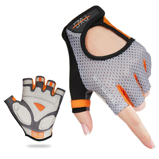FEIWOOD GEAR Breathable Cycling Gloves Half Finger Bicycle Gloves Anti-Slip Shock Absorbing Padded MTB Road Biking Gloves for Men/Women
