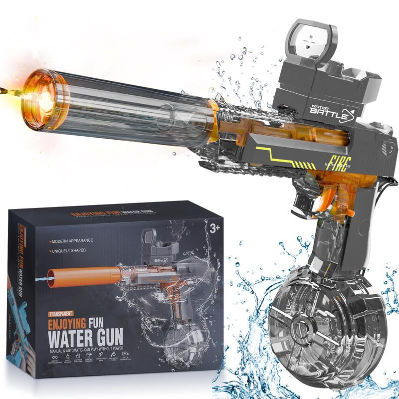 Ultimate LED High-Powered Water Shooter - Long Range 26-35Ft, IP67 Waterproof - Perfect for Summer Fun, Outdoor Parties & Birthday Gifts!