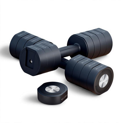 Versatile Merach 4-in-1 Adjustable Dumbbell Set - Perfect for Home Workouts, 2.2-8.8LBS with Soft Rubber Grip, Ideal for Women!