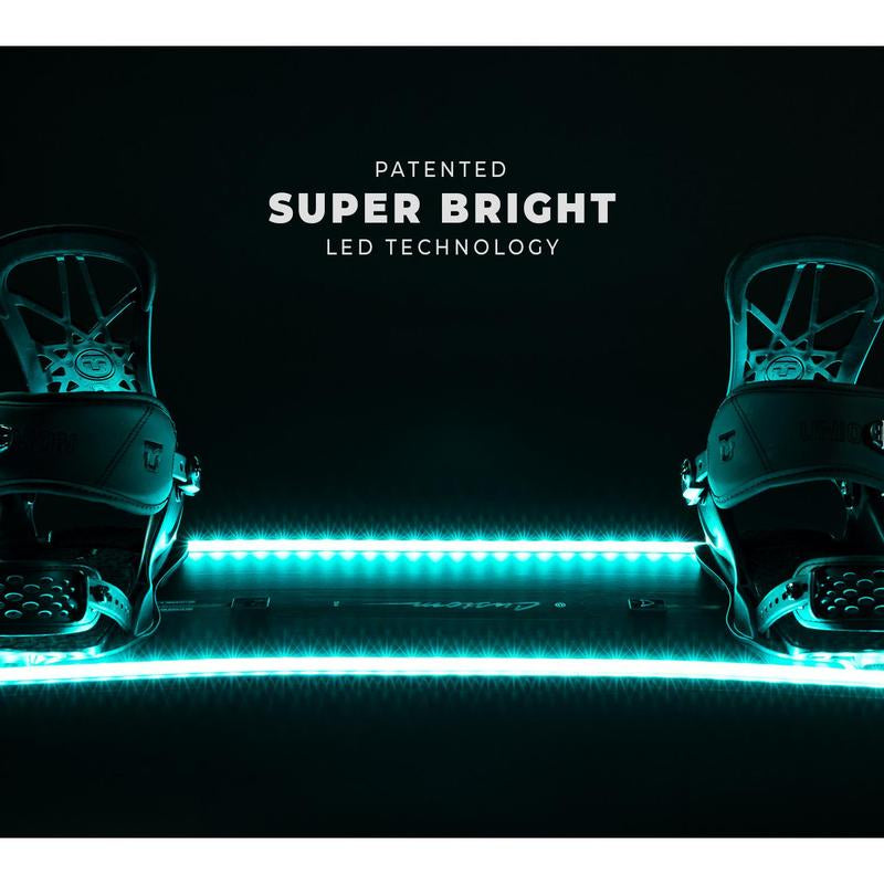 Illuminate Your Ride: Actionglow AG2 LED Snowboard Lighting System - 7 Color Modes, Waterproof & Ultra Bright!