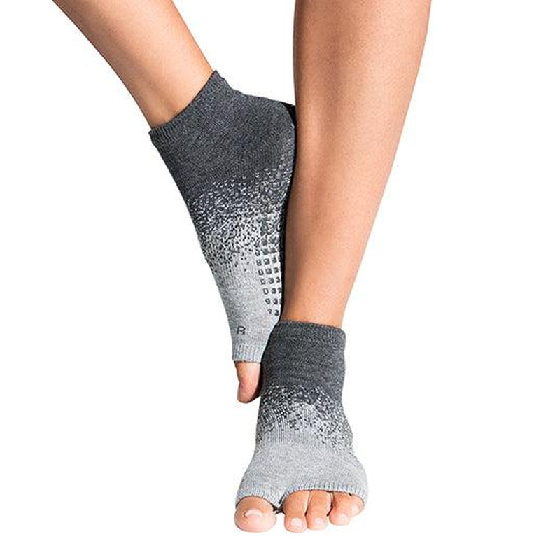Tucketts Glacial Moraine Toeless Grip Socks - Ultimate Anti-Slip Ankle-Length Socks for Yoga, Pilates & Active Lifestyle