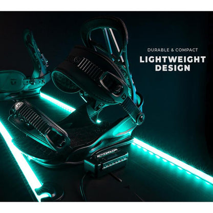 Illuminate Your Ride: Actionglow AG2 LED Snowboard Lighting System - 7 Color Modes, Waterproof & Ultra Bright!