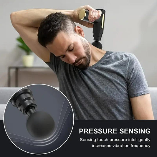 🔥 Deep Tissue Massage Gun – 6 Speeds, USB Rechargeable, Ultra Quiet 🔋