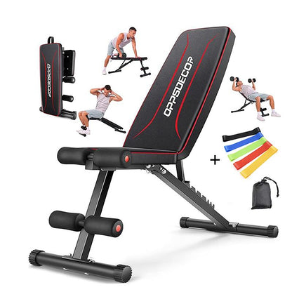 Transform Your Fitness Journey with the Ultimate Adjustable OPPSDECOR Weight Bench - The Perfect Gift for Father's Day & Christmas!