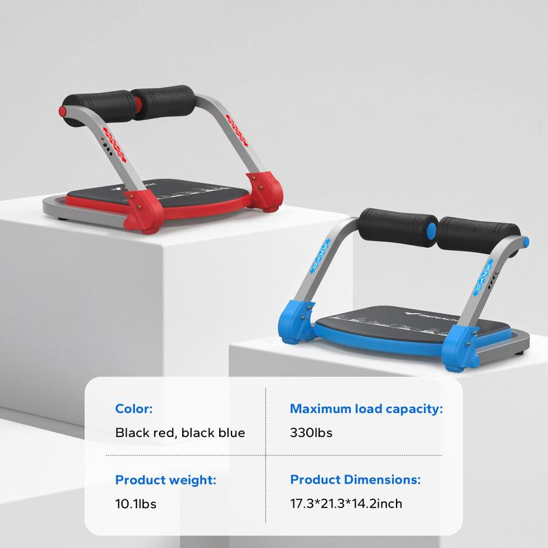 MERACH Sit-Up Exercise Equipment, Ab Crunch Machine Roll-Up Machine, Abdominal Workout Machine for Home Gym, Core Ab Exercise System Trainer, Dealsforyoudays