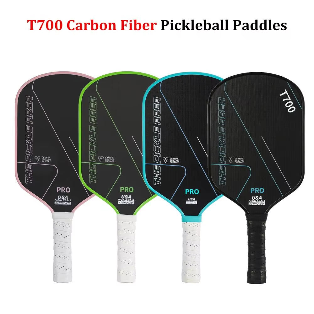 T700 Carbon Fiber Pickleball Paddle - USAPA Approved, Ultra-Lightweight with Frosted Surface for Elite Performance