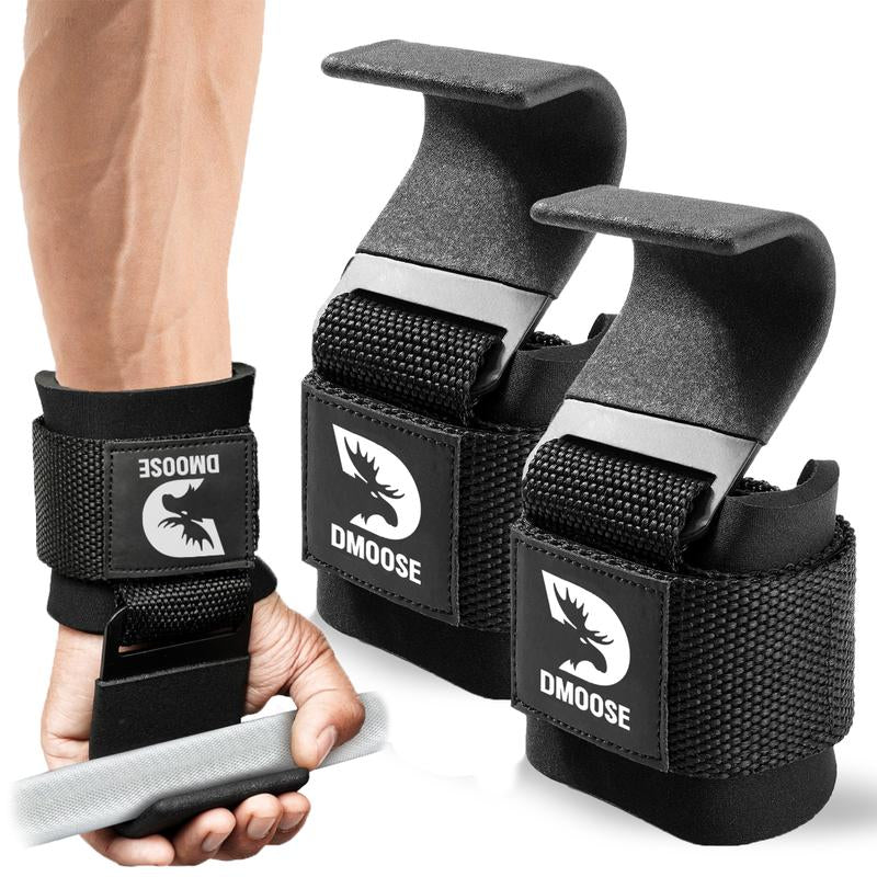 Elevate Your Workout with DMoose BeastGrip Wrist Hooks – Experience Unmatched Strength and Comfort!