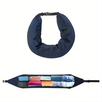 Ultimate Travel Neck Pillow Crossbody Bag - Perfect for Students and Adventurers!