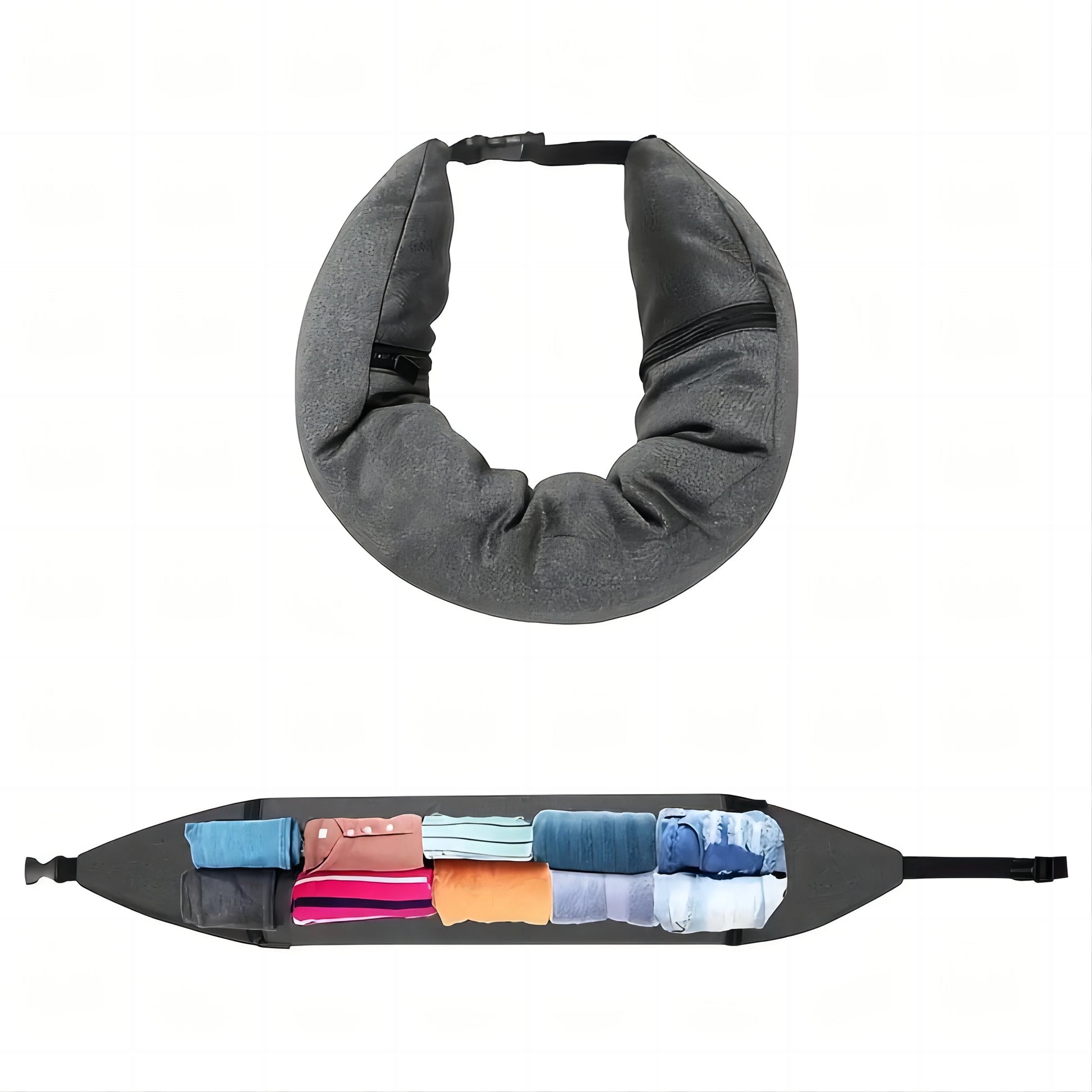 Ultimate Travel Neck Pillow Crossbody Bag - Perfect for Students and Adventurers!