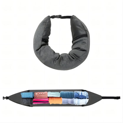 Ultimate Travel Neck Pillow Crossbody Bag - Perfect for Students and Adventurers!