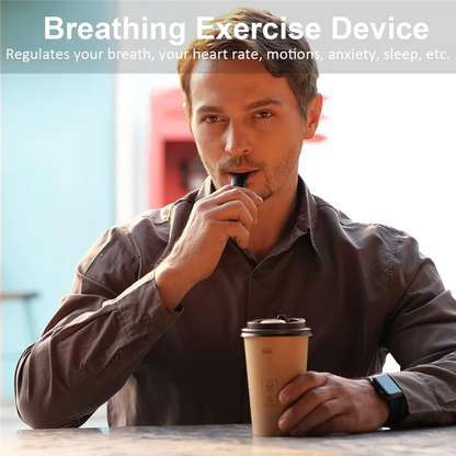 Breathing Exercise Device Trainer Smart Breathing Trainer Breathing Exercise Device with Breath Monitor for Athletes and Sports