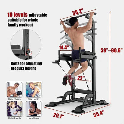 Power Tower Multifuncional - Barra de Pull Up y Pull Down