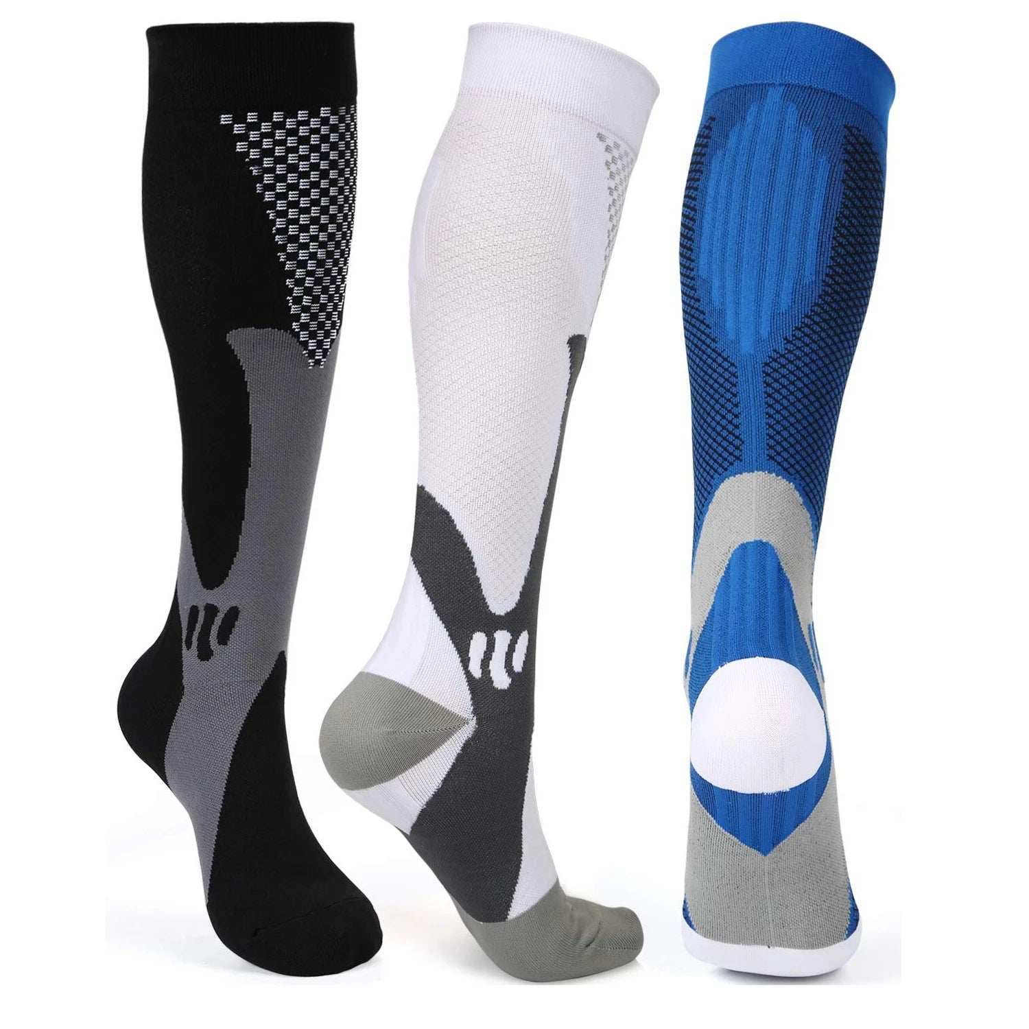 Elevate Your Cycling Experience with Ultimate Performance Compression Socks - Quick-Dry, Breathable & Designed for Active Men