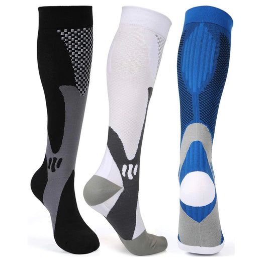 Elevate Your Cycling Experience with Ultimate Performance Compression Socks - Quick-Dry, Breathable & Designed for Active Men