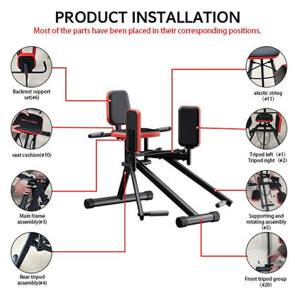 Transform Your Glutes: Adjustable Hip Trainer for Home Gym Fitness
