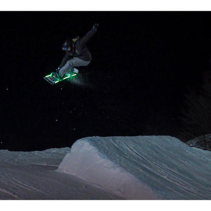 Illuminate Your Ride: Actionglow AG2 LED Snowboard Lighting System - 7 Color Modes, Waterproof & Ultra Bright!