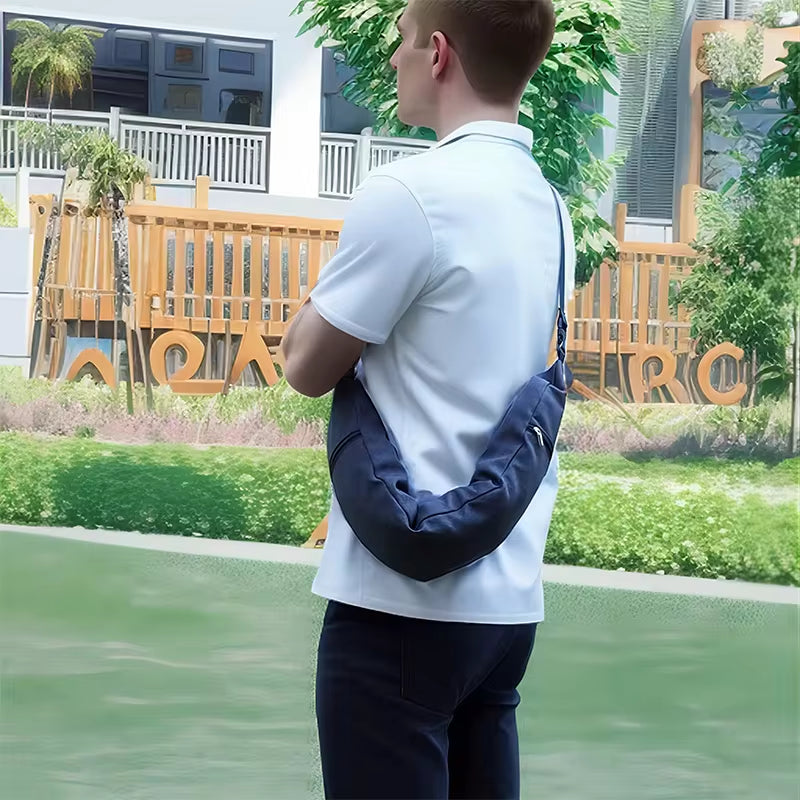 Ultimate Travel Neck Pillow Crossbody Bag - Perfect for Students and Adventurers!