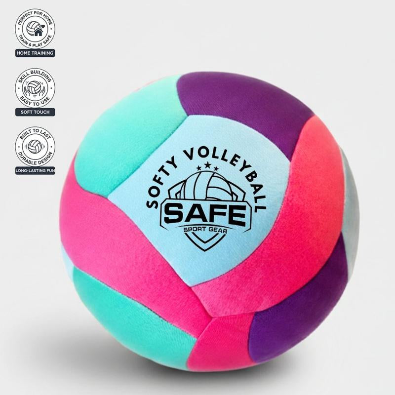 Super Soft Teal Indoor Volleyball - Perfect for Home Fun!