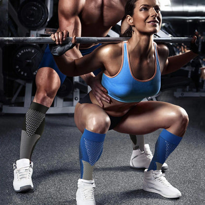 Elevate Your Cycling Experience with Ultimate Performance Compression Socks - Quick-Dry, Breathable & Designed for Active Men